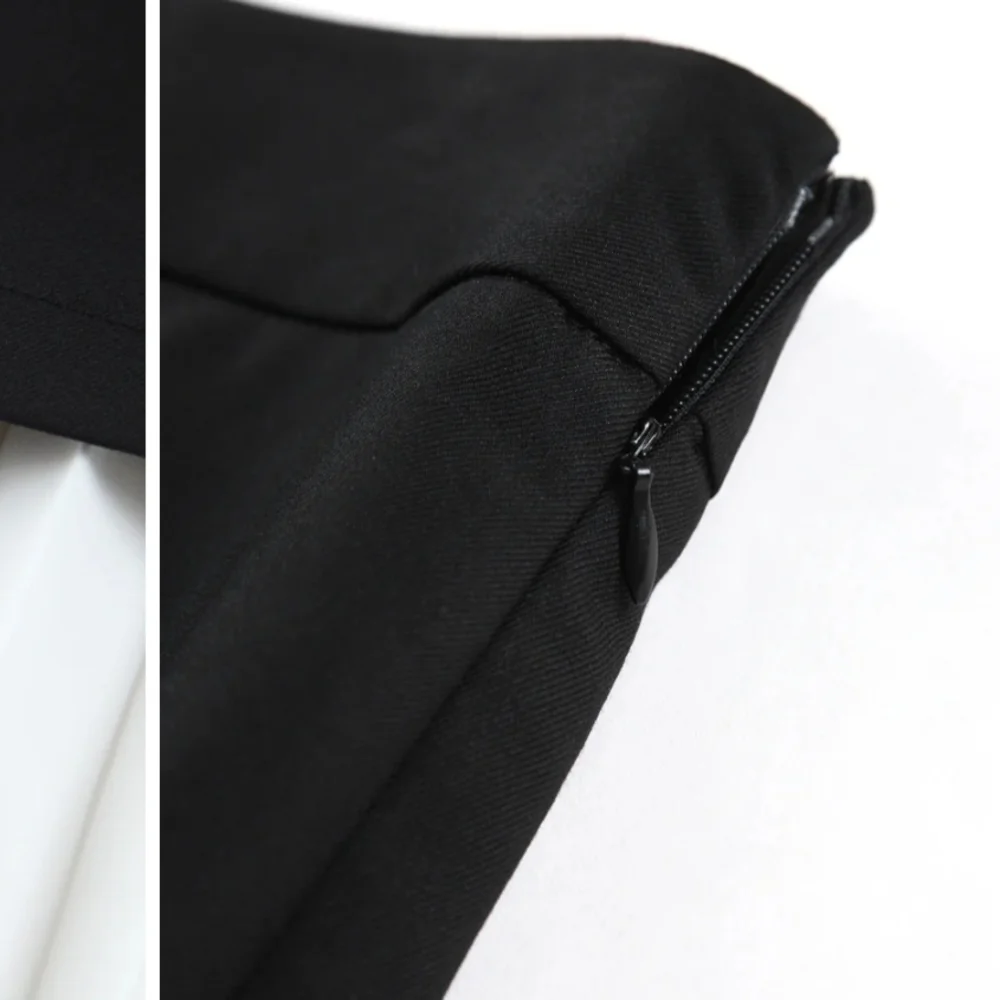 NWOT Commense Two-toned Pleated Midi Skirt - Picture 4 of 5